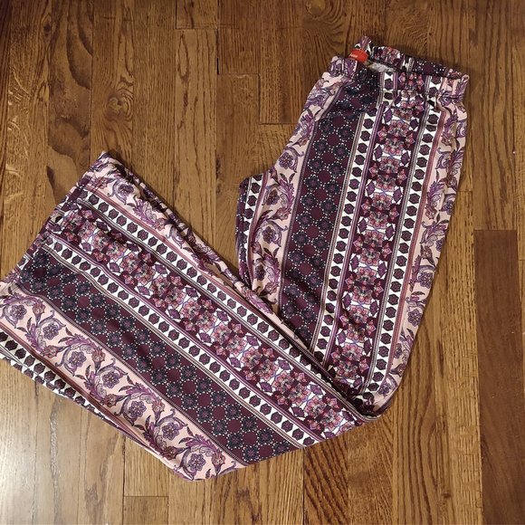 Rainbow Pants - 3 for$15 Purple and Pink Flared Patterned Leggings